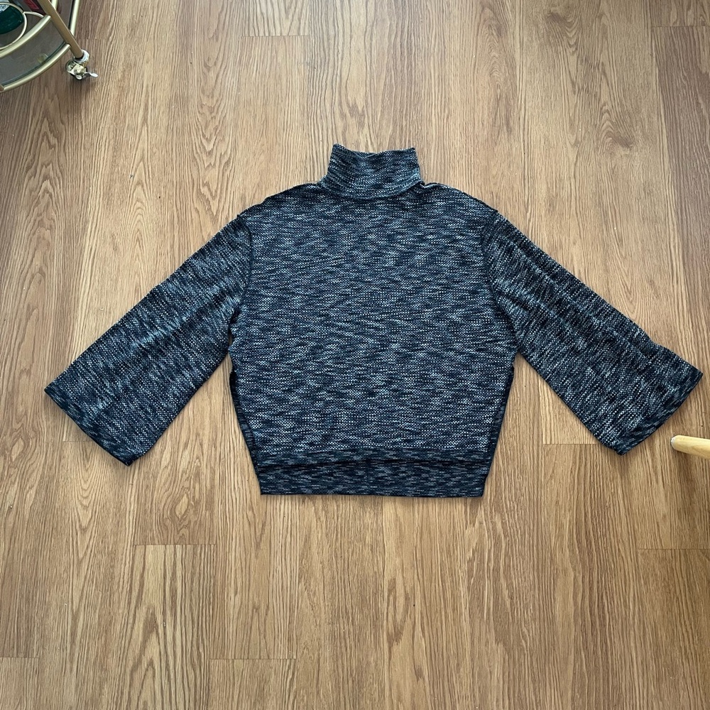 Free people black and grey long sleeve